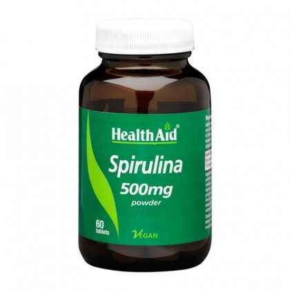 HEALTH AID Spirulina 500mg 60 Ταμπλέτες